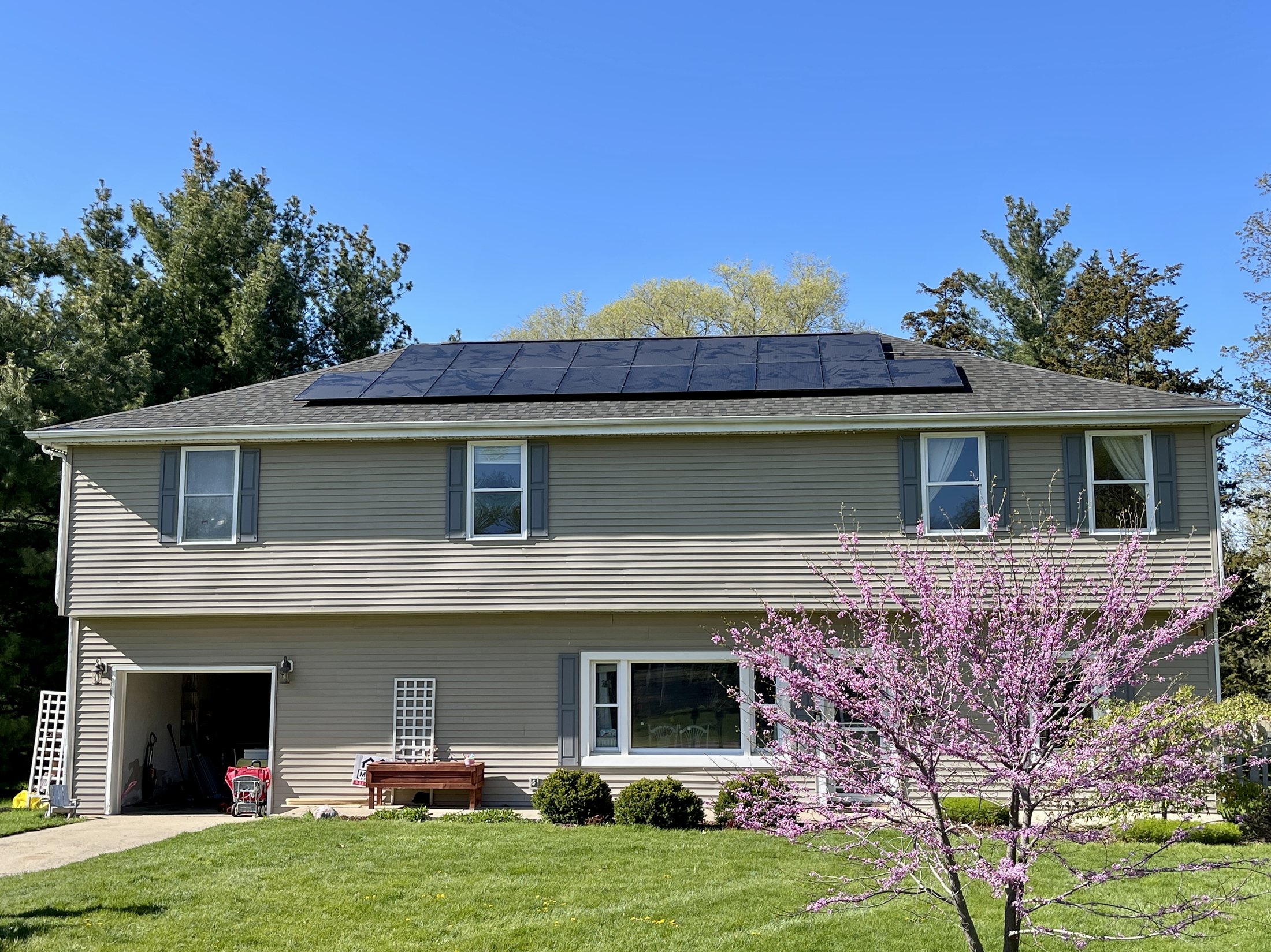 Finished Braven Solar residential rooftop installation